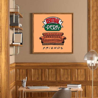 Sofa - Full Round Drill Diamond Painting 30*30CM