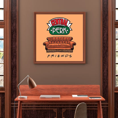 Sofa - Full Round Drill Diamond Painting 30*30CM