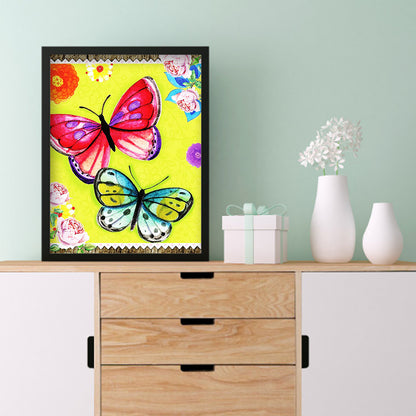 Butterfly - Full Round Drill Diamond Painting 30*40CM