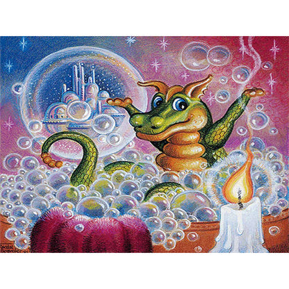 Dragon - Full Round Drill Diamond Painting 50*40CM