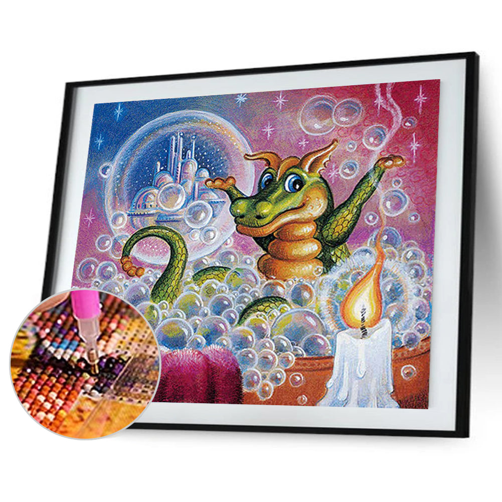 Dragon - Full Round Drill Diamond Painting 50*40CM