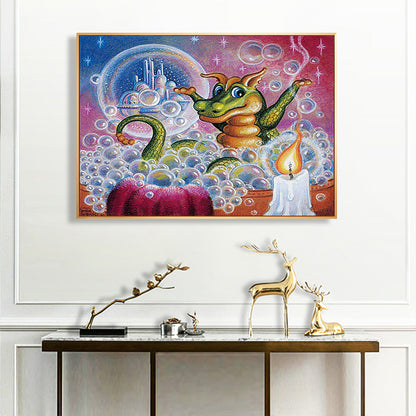 Dragon - Full Round Drill Diamond Painting 50*40CM