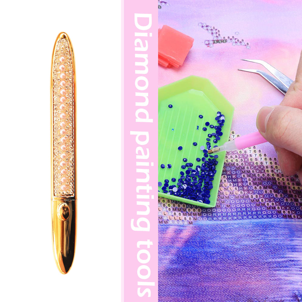 5D Diamond Painting Drills Pen Handmade Resin Crystal Point Tools Accessory