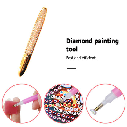 5D Diamond Painting Drills Pen Handmade Resin Crystal Point Tools Accessory