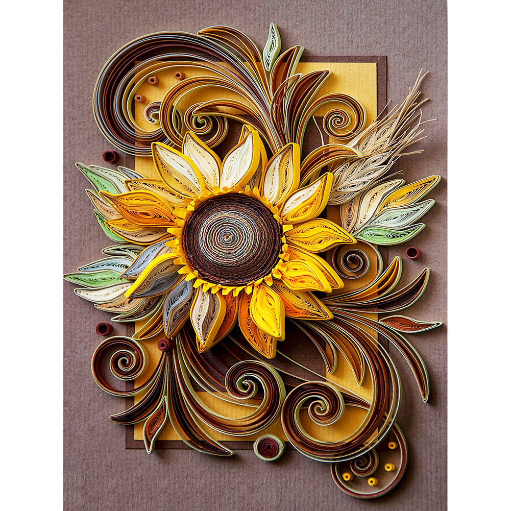 Quilling paper - Full Round Drill Diamond Painting 30*40CM