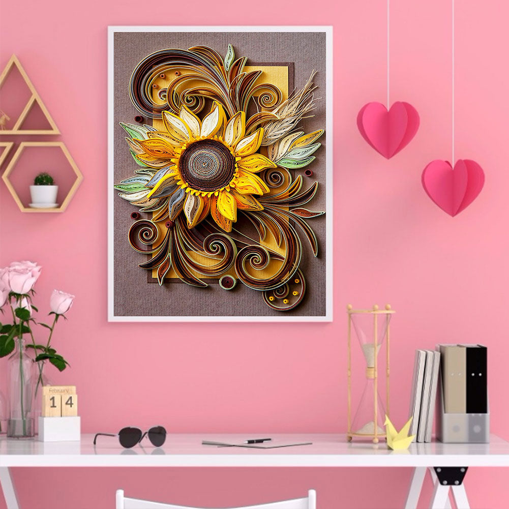 Quilling paper - Full Round Drill Diamond Painting 30*40CM