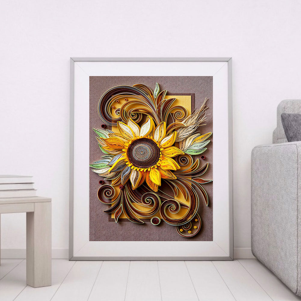 Quilling paper - Full Round Drill Diamond Painting 30*40CM