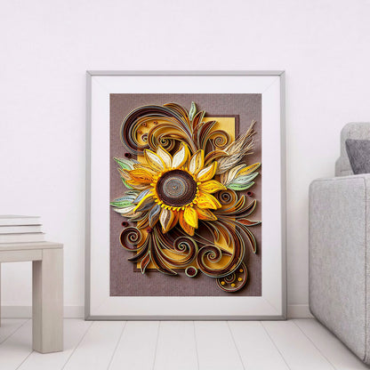 Quilling paper - Full Round Drill Diamond Painting 30*40CM