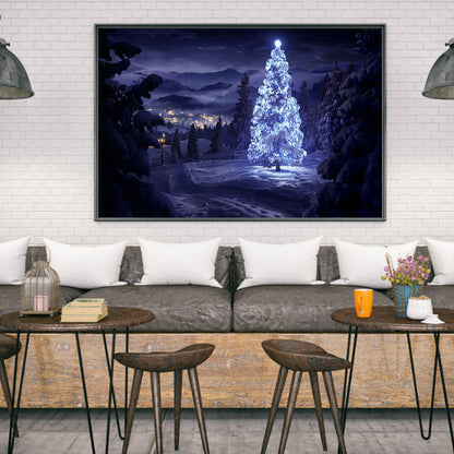 Snowy Christmas - Full Round Drill Diamond Painting 60*40CM