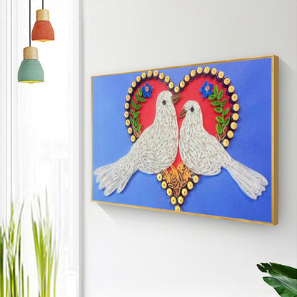 Love Bird - Full Round Drill Diamond Painting 40*30CM