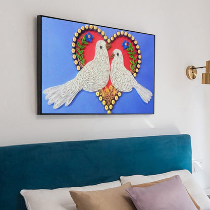 Love Bird - Full Round Drill Diamond Painting 40*30CM