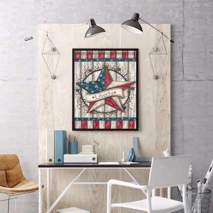 American Pentagram - Full Round Drill Diamond Painting 30*40CM