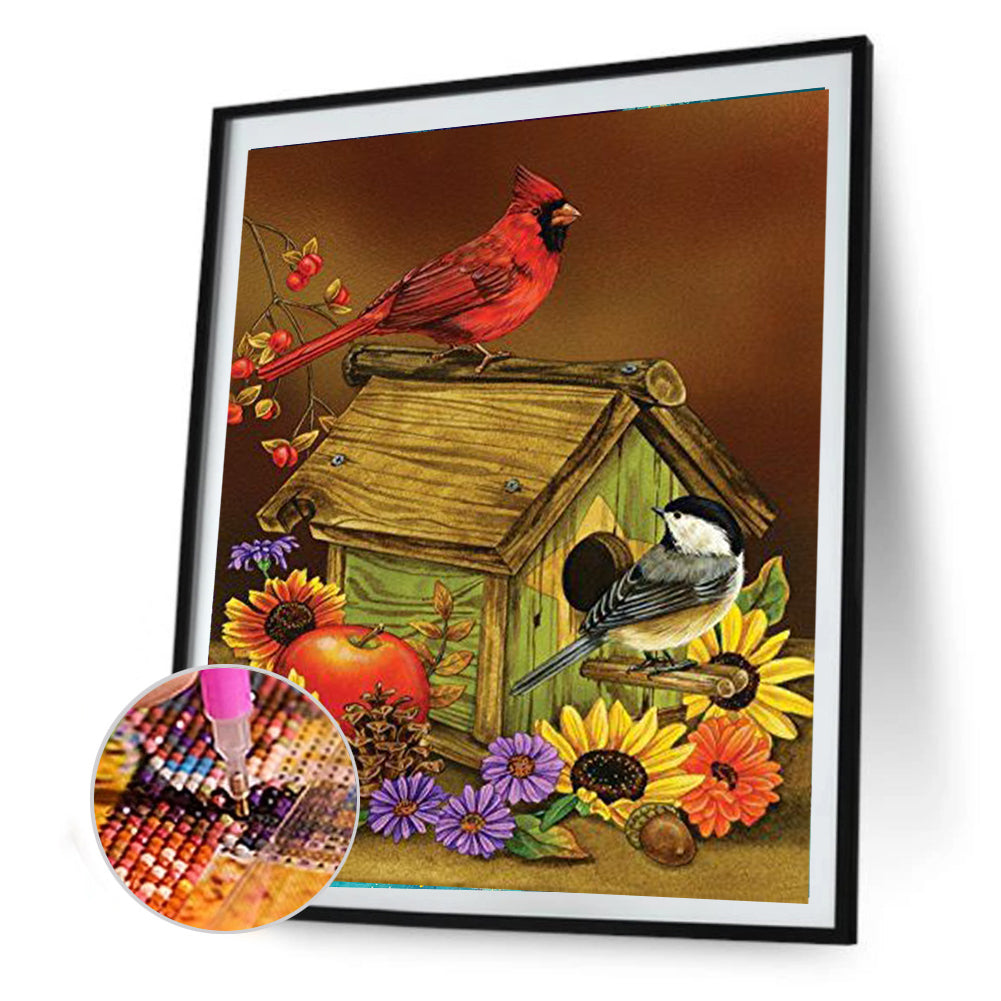 Bird Nest - Full Round Drill Diamond Painting 30*40CM