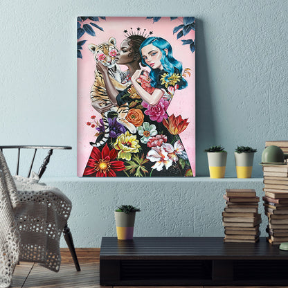 Flower - Full Round Drill Diamond Painting 30*40CM