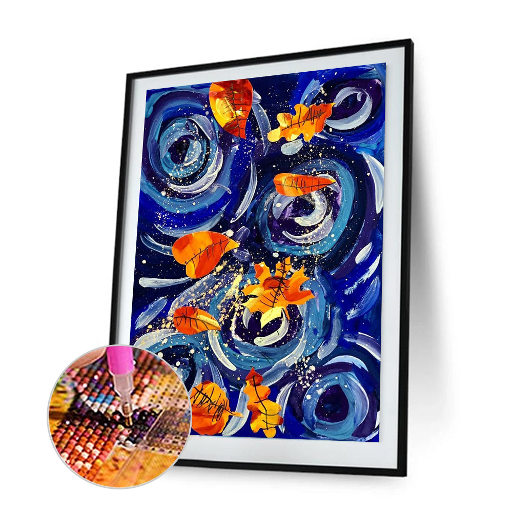 Leaf - Full Round Drill Diamond Painting 30*40CM