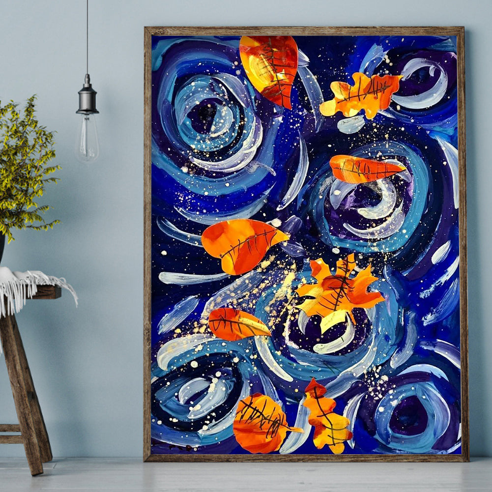 Leaf - Full Round Drill Diamond Painting 30*40CM