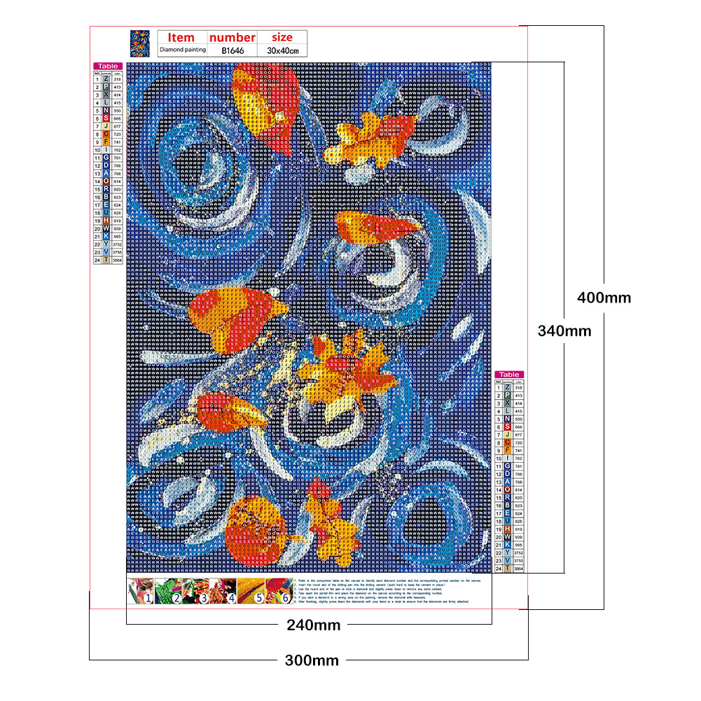 Leaf - Full Round Drill Diamond Painting 30*40CM