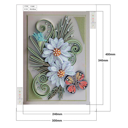 Paper Quilling - Special Shaped Drill Diamond Painting 30*40cm