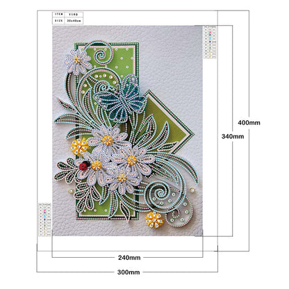 Paper Quilling - Special Shaped Drill Diamond Painting 30*40cm