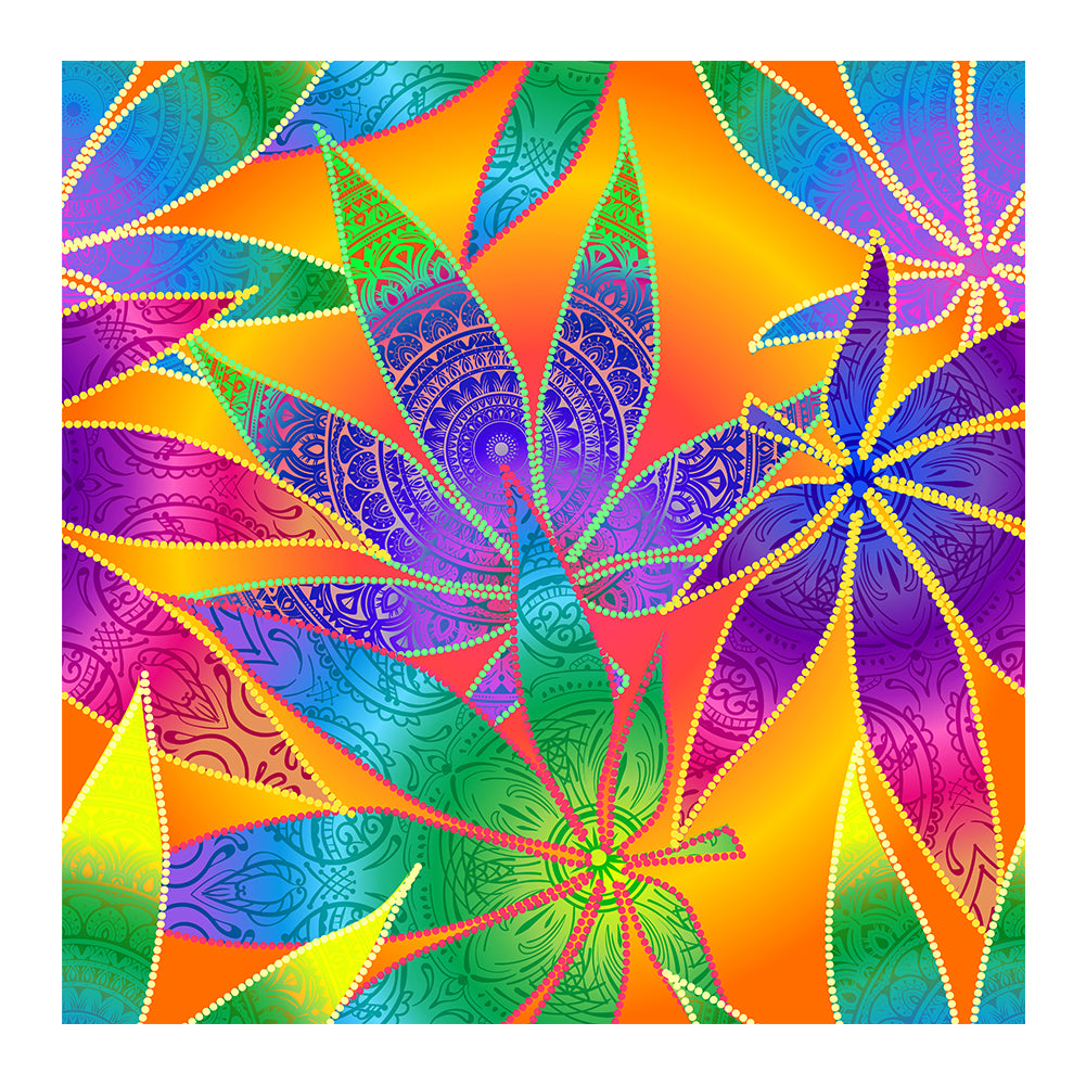 Leaf - Full Round Drill Diamond Painting 30*30CM