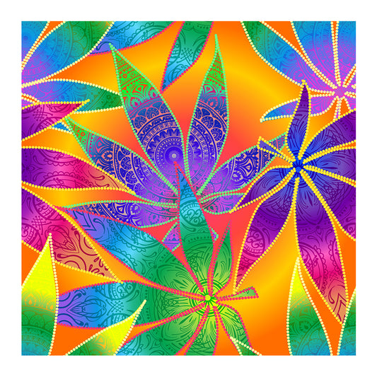 Leaf - Full Round Drill Diamond Painting 30*30CM