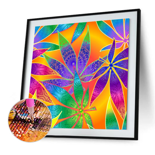 Leaf - Full Round Drill Diamond Painting 30*30CM