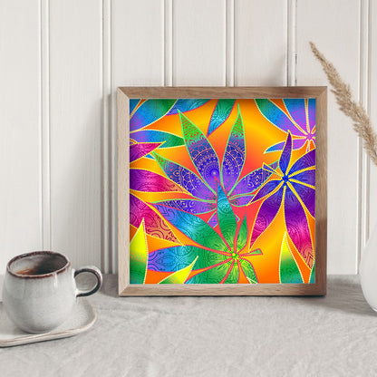 Leaf - Full Round Drill Diamond Painting 30*30CM