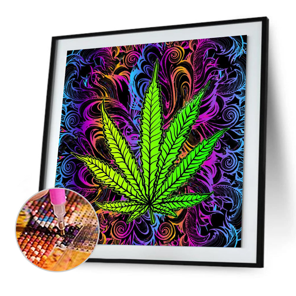Leaf - Full Round Drill Diamond Painting 30*30CM