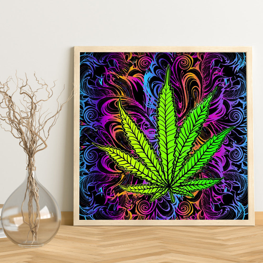 Leaf - Full Round Drill Diamond Painting 30*30CM