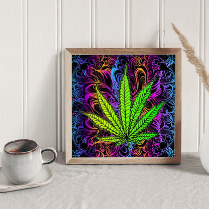 Leaf - Full Round Drill Diamond Painting 30*30CM