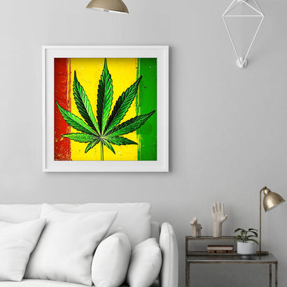 Leaf - Full Round Drill Diamond Painting 30*30CM