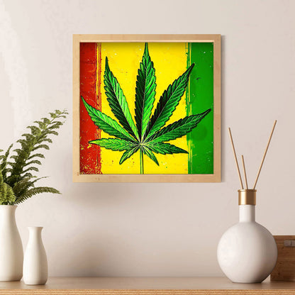 Leaf - Full Round Drill Diamond Painting 30*30CM