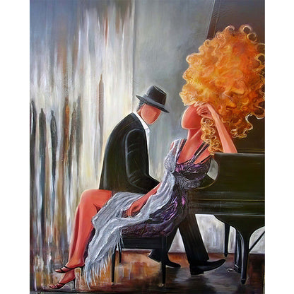 Faceless Woman - Full Round Drill Diamond Painting 30*40CM