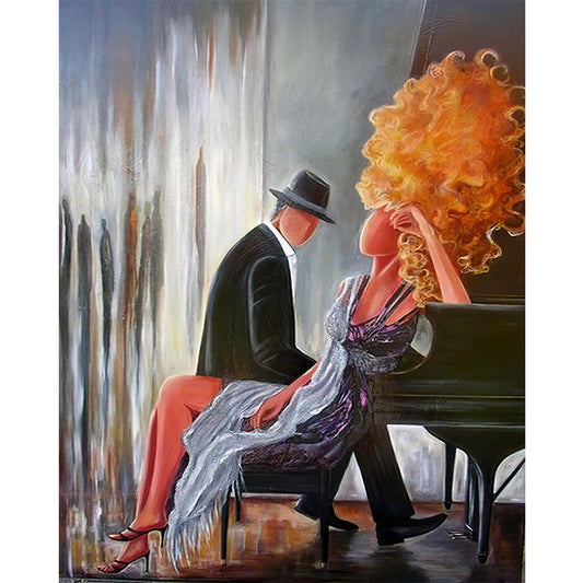 Faceless Woman - Full Round Drill Diamond Painting 30*40CM