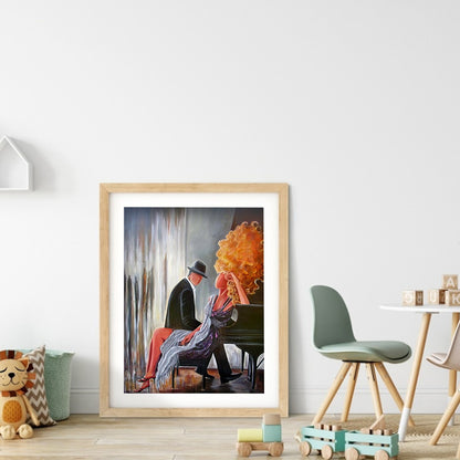 Faceless Woman - Full Round Drill Diamond Painting 30*40CM