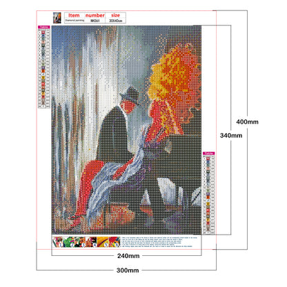 Faceless Woman - Full Round Drill Diamond Painting 30*40CM