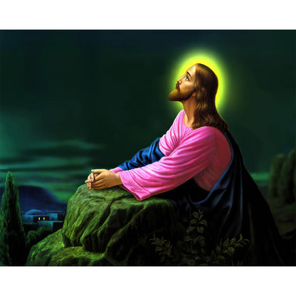 Jesus - Full Round Drill Diamond Painting 40*30CM