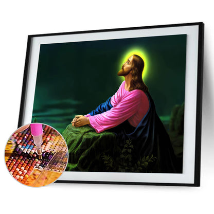 Jesus - Full Round Drill Diamond Painting 40*30CM