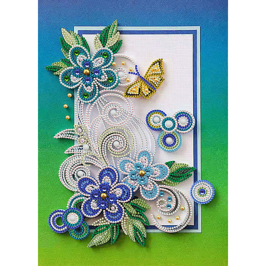 Flower - Special Shaped Drill Diamond Painting 30*40CM