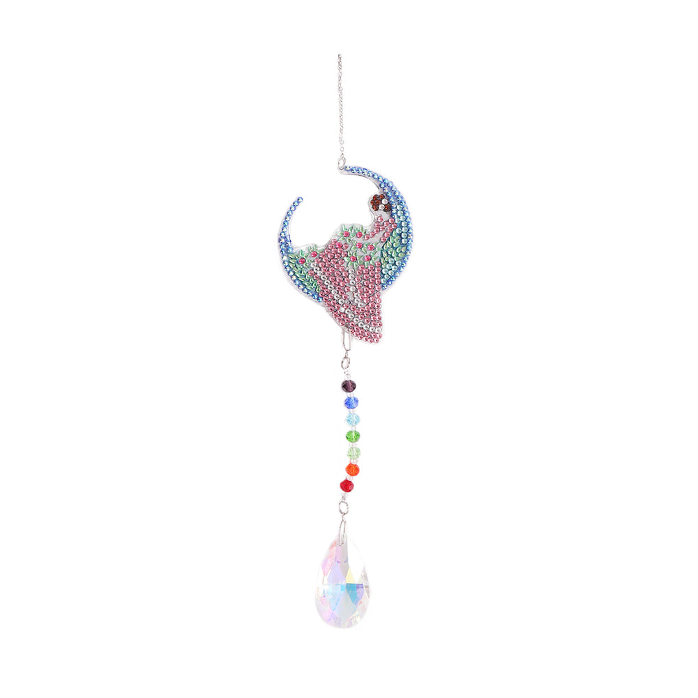 Diamond Drill Rainbow Collection Hanging Crystal Prisms Wind Chimes Decor