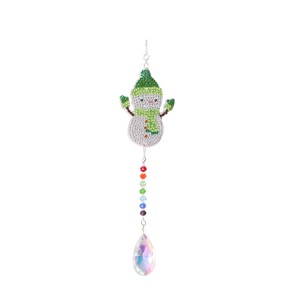 Diamond Drill Rainbow Collection Hanging Crystal Prisms Wind Chimes Decor