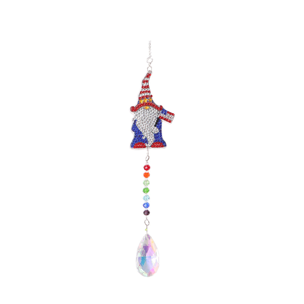 Diamond Drill Rainbow Collection Hanging Crystal Prisms Wind Chimes Decor