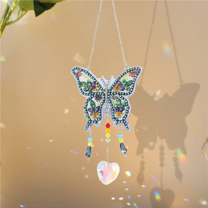 Crystal Diamond Pendant Light Catching Jewelry Wind Chime DIY Ornaments