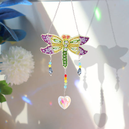 Crystal Diamond Pendant Light Catching Jewelry Wind Chime DIY Ornaments