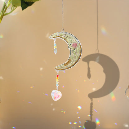 Crystal Diamond Pendant Light Catching Jewelry Wind Chime DIY Ornaments