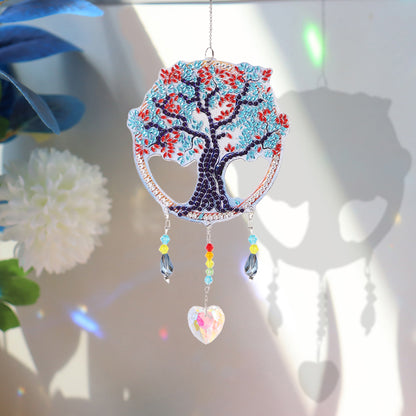 Crystal Diamond Pendant Light Catching Jewelry Wind Chime DIY Ornaments