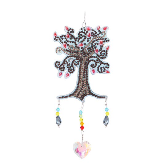 Crystal Diamond Pendant Light Catching Jewelry Wind Chime DIY Ornaments