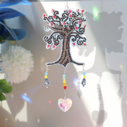 Crystal Diamond Pendant Light Catching Jewelry Wind Chime DIY Ornaments