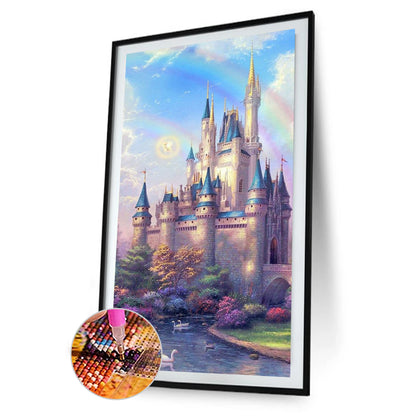 Castle - Full Round Drill Diamond Painting 40*60CM