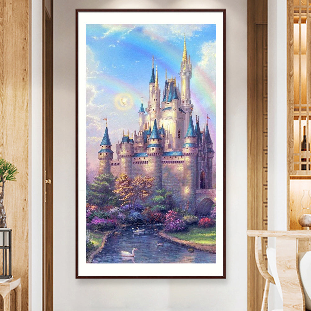 Castle - Full Round Drill Diamond Painting 40*60CM